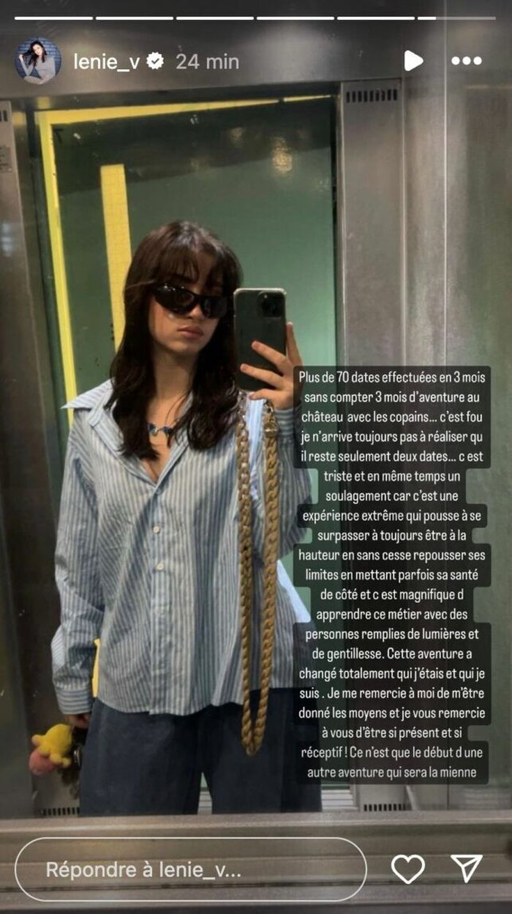 Lénie - capture Story Instagram