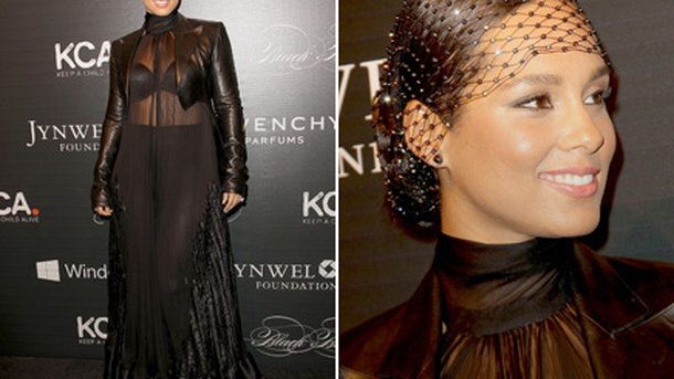 Alicia Keys: élégante et sexy pour une levée de fonds à New York