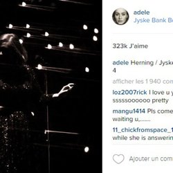 Adele dans les coulisses de sa tournée