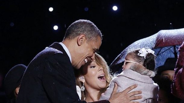 Mariah Carey fête Noël avec Barack Obama !