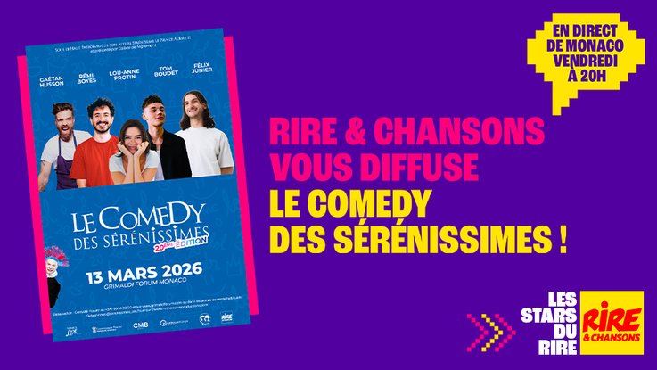MEA live comedy des serenissimes 13-03-2026