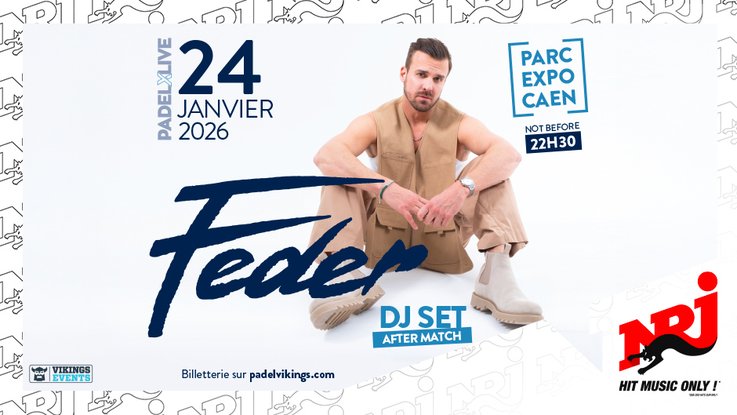 Feder en concert @ Padel X Live