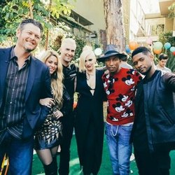 Usher: Team #Coach at the #VoiceTailgate