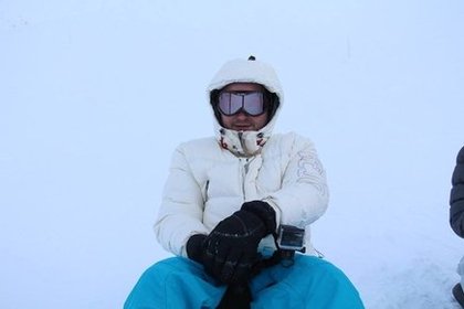 CAUET et l'équipe à Tignes