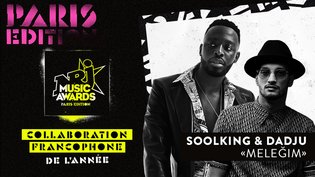 Soolking & Dadju remportent le NMA de la «Collaboration Francophone de l'année»