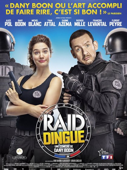 Raid Dingue de Dany Boon - affiche  jeu Rire & Chansons