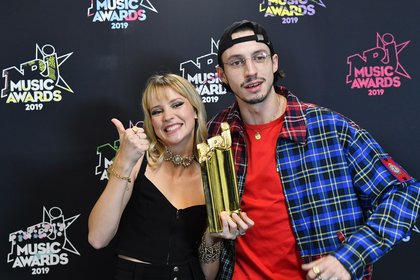 Angèle et Roméo Elvis - Photocall - NRJ Music Awards 2019