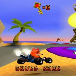 Image du mode Aventure de Crash Team Racing (CTR) sur PlayStation.