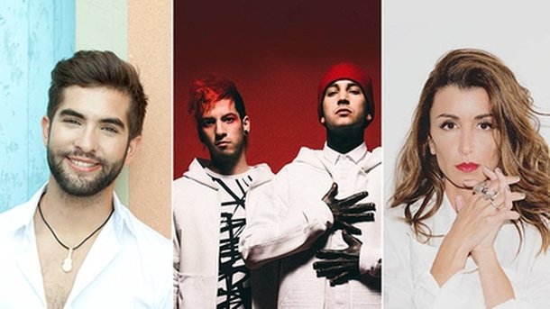 Twenty One Pilots, Robbie Williams, Kendji et Jenifer: ils seront là!