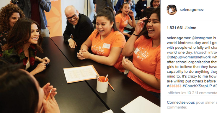 Selena Gomez dans un lycée