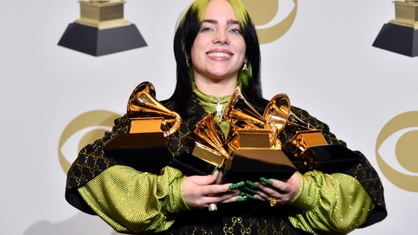 Billie Eilish: grande gagnante et recordwoman des Grammy Awards 2020!