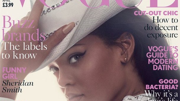 Rihanna : cowgirl sexy en couverture de Vogue!