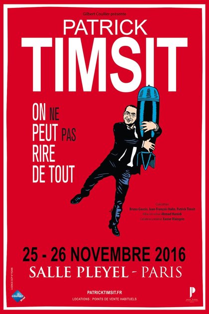 Patrick Timsit Salle Pleyel affiche avec Rire & Chansons