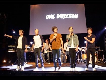 One Direction concert privé