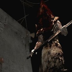 Pyramid Head dans Silent Hill 2, l'horreur à l'état pur.