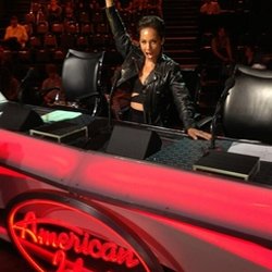 Alicia Keys sur le plateau d'American Idol