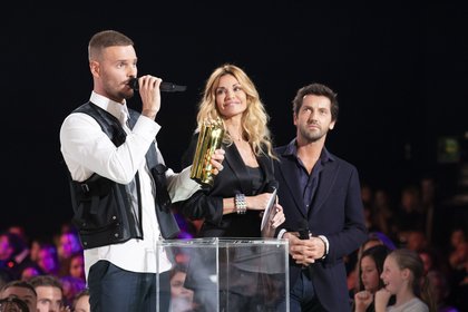 M Pokora, Ingrid Chauvin et Frédéric Diefenthal - Cérémonie NRJ Music Awards 2019