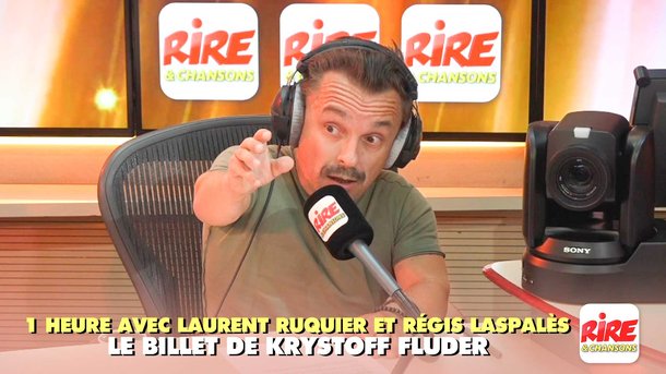 Krystoff Fluder face à Laurent Ruquier et Régis Laspalès