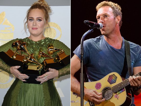 Adele et Coldplay