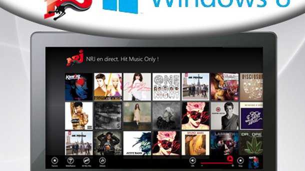 Téléchargez l'application NRJ pour Windows 8 et Windows RT