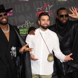 Dadju, Kendji et Gims - Tapis Rouge NRJ Music Awards Paris Edition