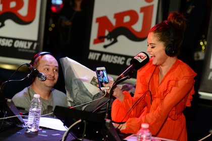 Selena Gomez à Paris chez Cauet