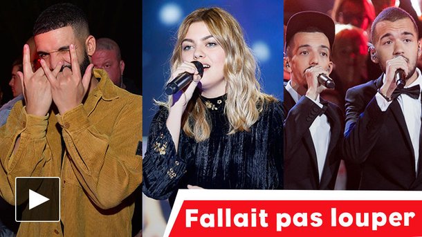 Drake dévoile son album "Scorpion" et Louane son nouveau clip "No": tout ce qu’il ne fallait pas manquer !