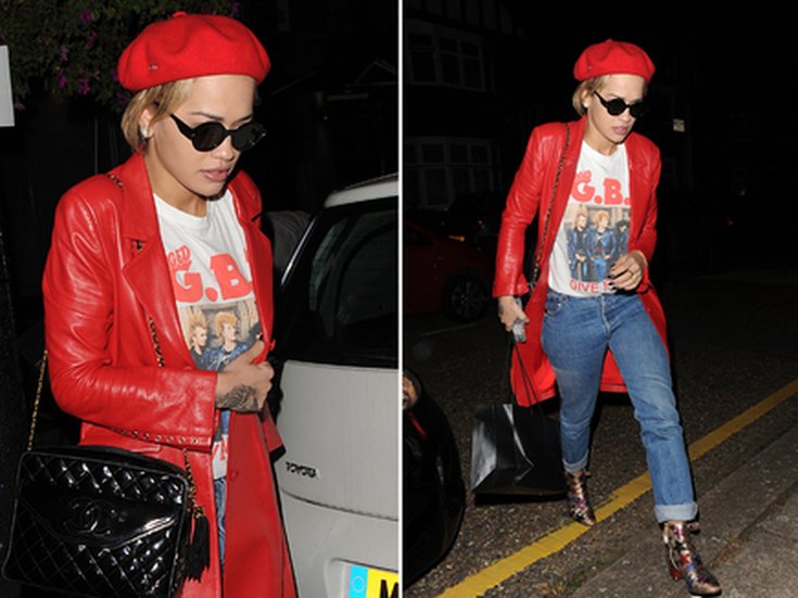 Rita Ora en studio à londres