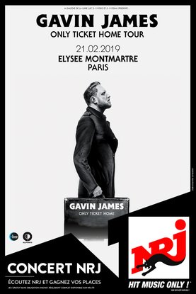Gavin James en concert avec NRJ