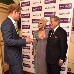 Lady Gaga et Tony Bennett rencontrent le Prince Harry