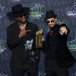 Dadju et Soolking - Photocall NRJ Music Awards Paris Edition