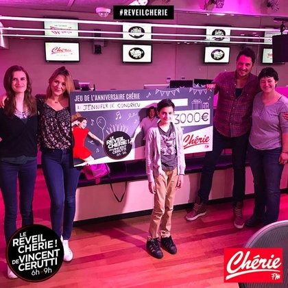 Un heureux gagnant au jeu de l'anniversaire