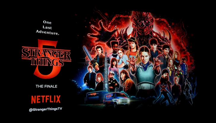 Stranger Things - affiche série saison 5, Chicago en décembre 2025