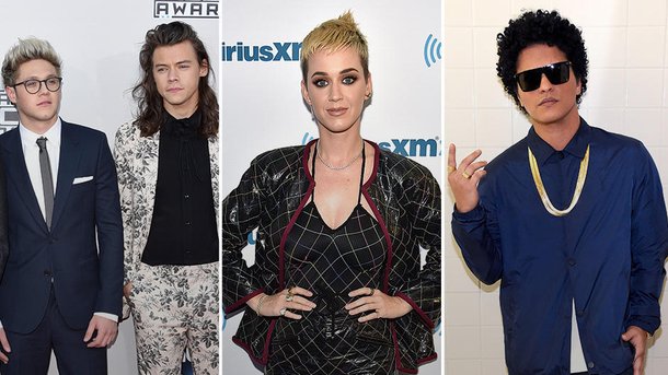 One Direction, Bruno Mars, Katy Perry… Leurs hits fêtent leur anniversaire ce mois de juillet