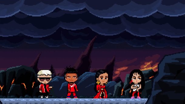 DJ Snake - Taki Taki ft. Selena Gomez, Ozuna, Cardi B (Official Pixel Video)