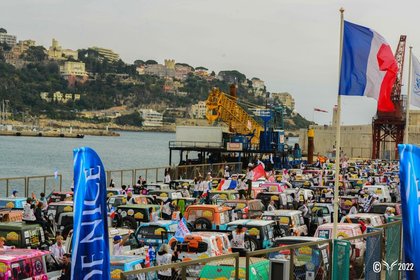 Départ officiel – Quai de l’Amiral Infernet – Nice