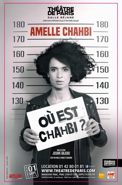 Amelle Chahbi - Où est Chahbi - affiche Théâtre de Paris - Rire & Chansons hd
