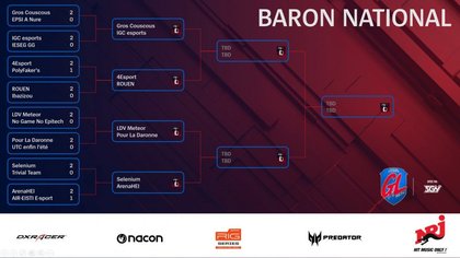 La Grosse Ligue LoL : Résultats huitième de finale et rencontres à venir