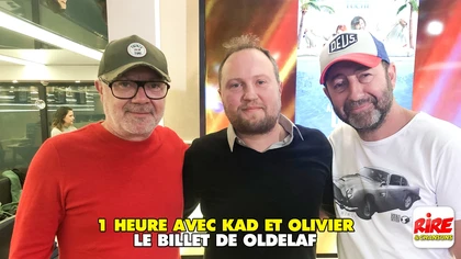 Le billet en chanson d'Oldelaf - 1 heure avec Kad et Olivier - photo - Rire & Chansons