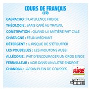 Petite leçon de français !