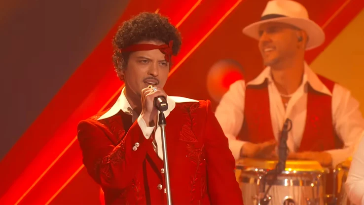 Bruno Mars "I Just Might" / Live Grammy Awards 2026 / Capture d'écran