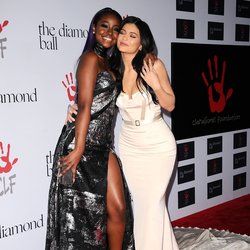 Kylie Jenner et Justine Skye au Diamond Ball