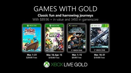 Games With Gold mars 2019 : les jeux offerts en image