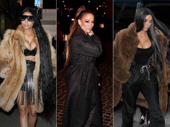 Nicki Minaj, Jennifer Lopez et Kim Kardashian