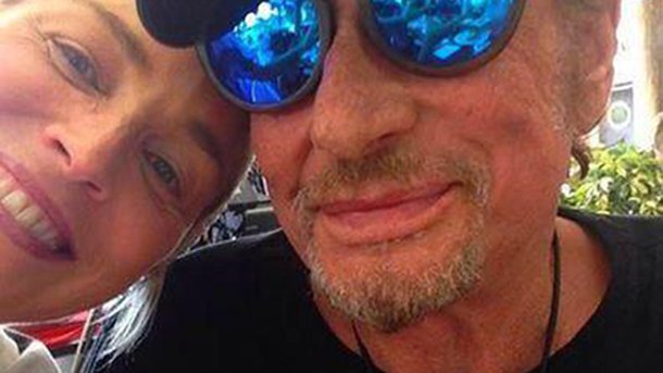 Johnny Hallyday : rencontre avec Sharon Stone !