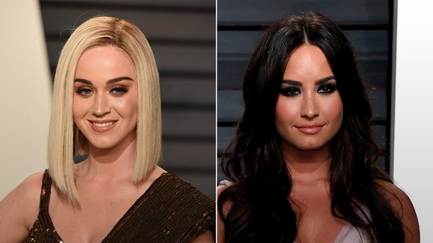Katy Perry et Demi Lovato, magnifiques pour l'after des Oscars!