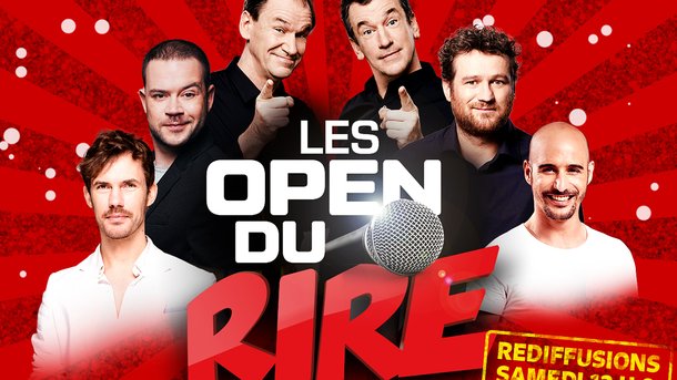 Olivier De Benoist, les Frères Taloche, Cartman, Arnaud Demanche, et François Guedon - les redifusions des Open du rire sur Rire & Chanson