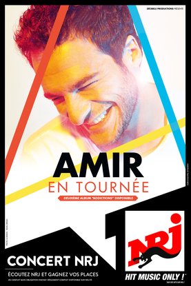 Amir tournée 2018 avec NRJ