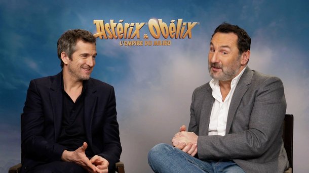 Astérix et Obélix - L'Empire du Milieu - Gilles Lellouche :"J'ai eu Gérard Depardieu, qui m'a appelé, pour me donner un très joli conseil, en disant : "Écoute, je peux te dire qu'un truc, c'est que Obélix, il a des pâquerettes dans les yeux !"