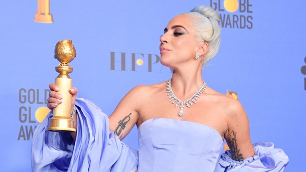 Lady Gaga remporte un Golden Globe pour «Shallow»
